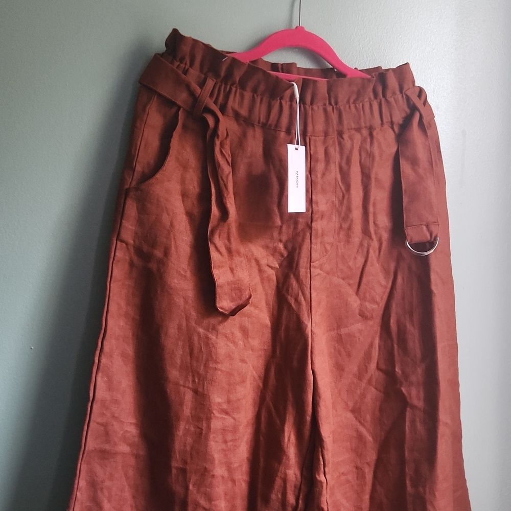 100% linen NWT Mikoh LAGUNA PANTS - Picture 5 of 13
